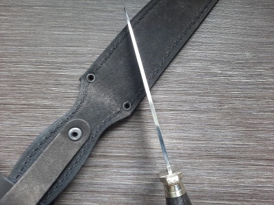 Нож "Финка НКВД", сталь 95Х18, символика ГЕРБ