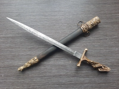Кинжал масонский, смерть (состаренный)