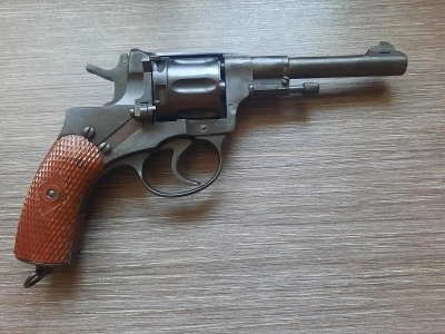 Охолощенный СХП револьвер Наган СО-95/9 (ТОЗ, 9 ИМ) 1920-е года