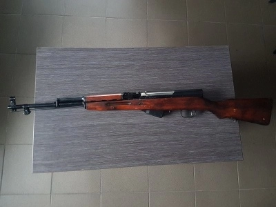 Охолощенный карабин"СКС-СХ (Молот Армз).