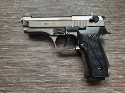 Сигнальный пистолет мод. B92-S KURS compact (Беретта компакт) кал. 5.5 мм. под патрон 10 ТК, фумо