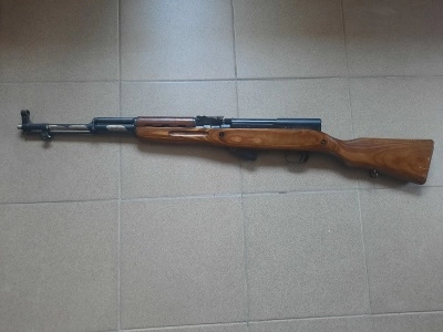 Охолощенный карабин Симонова СКС (ВПО-927) 2-я категория, 7,62x39 + ремень (б/у)