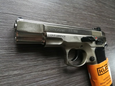 Охолощенный пистолет Z75-СО Kurs (CZ 75, 10ТК, хром) 