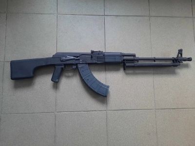 ММГ Макет массо-габаритный ручного пулемета Калашникова "Модель РПК" (ИОЗ, ИП Стремоусов) стационарный приклад, 7.62х39