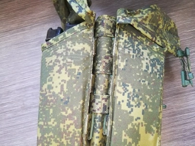 Подсумок АК сдвоенный разборный на 4 магазина (цифра) Ратник