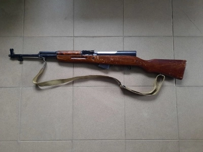 Охолощенный карабин СКС-СХ + ремень + чехол (1953г. Молот Армз) б/у в хорошем состоянии