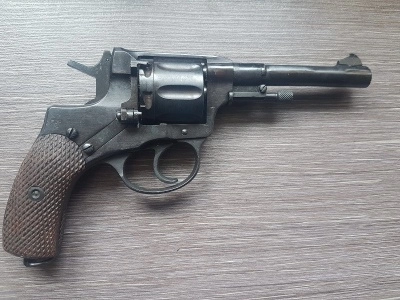 Охолощенный револьвер НАГАН - СХ ИЖ-172, 1915 г.