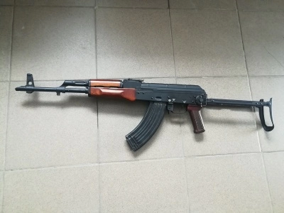 Охолощенный автомат Калашникова АКМС-СХ от "Молот Армз"