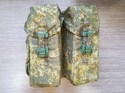 Подсумок АК сдвоенный разборный на 4 магазина (цифра) Ратник