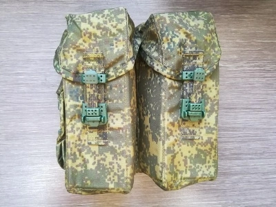 Подсумок АК сдвоенный разборный на 4 магазина (цифра) Ратник