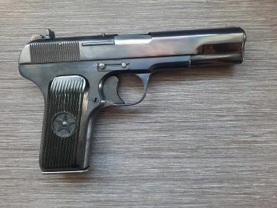 Охолощенный пистолет ТТ 33-О (Токарева) 7,62x25 Blank (обновленное воронение) Б/У