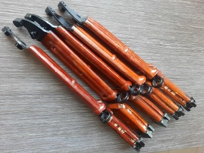 Штык-нож с ухом без пропила к АК-74 (бакелит), ШНС-001 (6х4) 1 категория