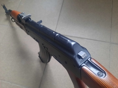 Охолощенный автомат Калашникова АКМ (ВПО-925) + ремень, 7,62x39, 1 категория, Б/У