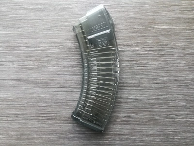 Магазин АК прозрачный (PUFGUN, 7,62х39, 30 мест) MAG SG762 30/Tr G2