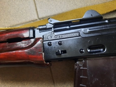 Охолощенный автомат АКС-74У (АКСУ, ТОЗ, СХП, 5.45х39) 83 год + комплект (из коллекции)