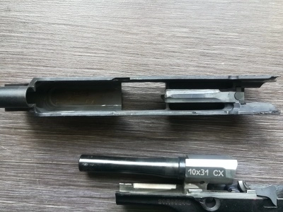 Охолощенный пистолет Ярыгина СХ-ПЯ (ГРАЧ, Р-415) 10х31