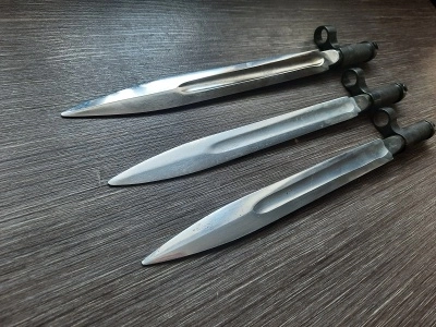 Штык СКС полированный (парадный) оригинал СССР. без вмешательств.