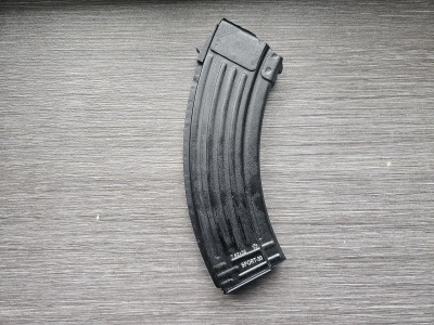 Магазин АК (металл ребро,рожок) , (7,62х39) 30 патронов