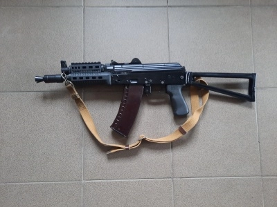 Охолощенный автомат АКС-74У (АКСУ, ТОЗ, СХП, 5.45х39) Б/У, 93 год