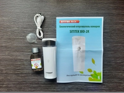 Биологический отпугиватель комаров и др. насекомых "SITITEK BIO-2K"