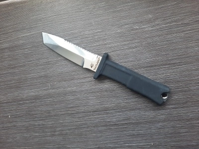 Нож Кампо водолазный "Кальмар" (пластиковые ножны)