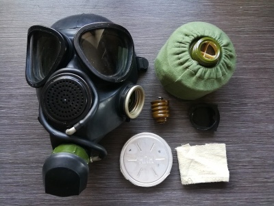 Противогаз ПМК-1 в сумке (оригинал, СССР)