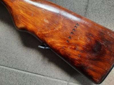 Охолощенный карабин СКС-СХ (1951г. на ложе, Молот Армз) б/у в хорошем состоянии