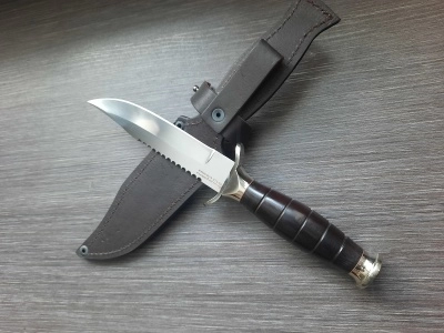 Нож "Разведчика", сталь 95Х18, пятка разведчик