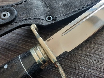 Нож "Финка НКВД", сталь 95Х18, символика ВДВ