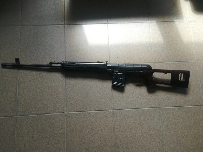 ММГ Макет винтовки Драгунова (СВД) пластик/дерево Оригинал 91 год