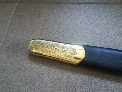 Шашка драгунская офицерская обр. 1909 г., украшенная юбилейная (Р2Ю)