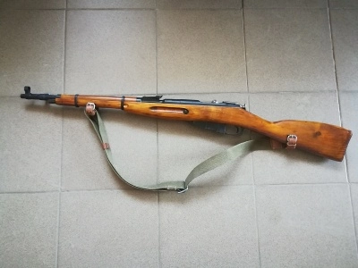 Охолощенный СХП карабин Мосина (1944 г, ВПО-923) + ремень (7,62x54) из коллекции