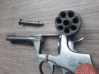 Сигнальный Наган 1935 год (Наган-С, БЛЕФ), под капсюль 5,6 мм, Б/У