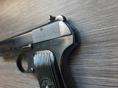 Охолощенный пистолет ТТ 33-О (Токарева) 7,62x25 Blank (обновленное воронение) Б/У