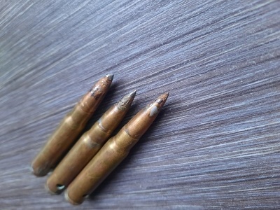 Макет патрона (ММГ) 7,92х57 (Маузер, Mauser) с отверстие на гильзе