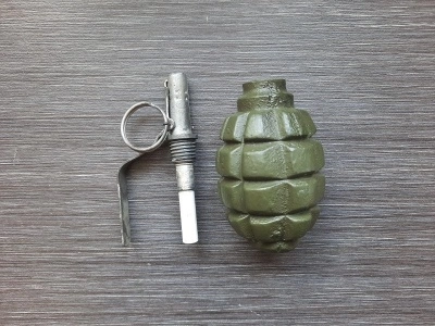 Макет учебной гранаты Ф-1 (ММГ, УЗГРМ с запалом)