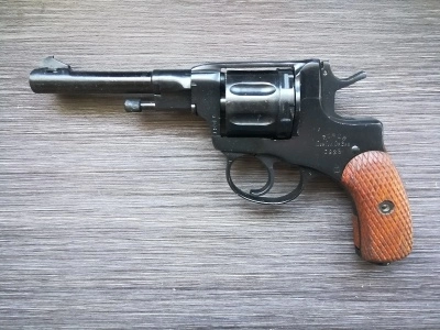 Охолощенный СХП револьвер Наган СО-95/9 (ТОЗ, 9 ИМ) 1923 год (клеймо РСФСР)