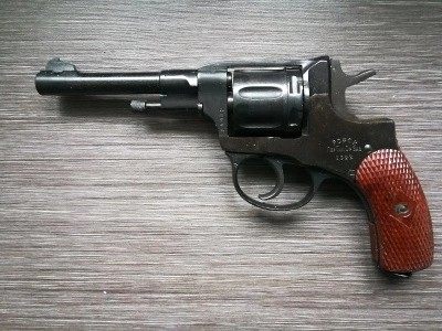 Охолощенный СХП револьвер Наган СО-95/9 (ТОЗ, 9 ИМ) 1921, 1922, 1923, 1924 год (клеймо РСФСР)