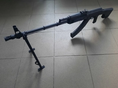 ММГ Макет массо-габаритный ручного пулемета Калашникова "Модель РПК" (ИОЗ, ИП Стремоусов) стационарный приклад, 7.62х39