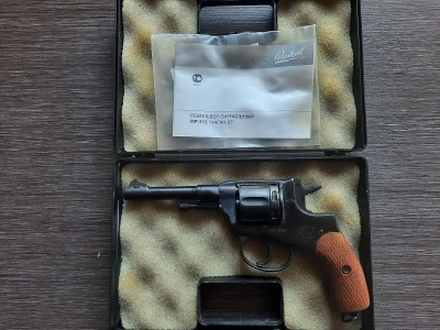 Сигнальный револьвер Наган 1922 год (РСФСР, МР-313) капсюль Жевело 5,6 мм