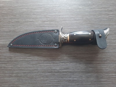 Нож "Финка НКВД", сталь 95Х18 (авторский, инкрустация)