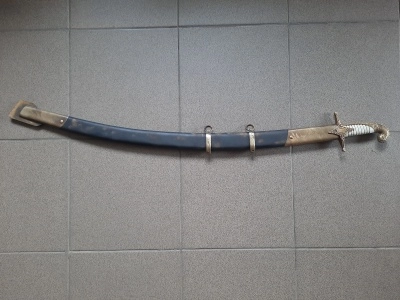 Сабля Офицерская Клыч, ножны черные (состаренная)