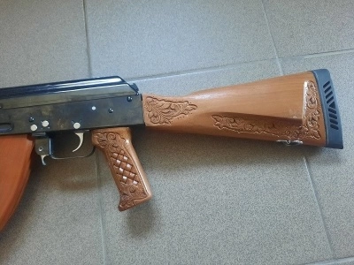 Охолощенный автомат Калашникова АКМ (ВПО-925) 7,62x39 коллекционный, эксклюзивный
