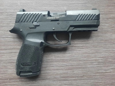 Сигнальный пистолет P320-S KURS (Sig Sauer) кал. 5,5 мм под 10ТК, черный