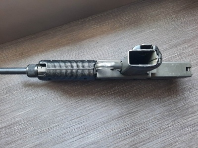 Охолощенный пистолет-пулемет UZI-О (Узи) с деревянным прикладом, 9х19 mm Blank