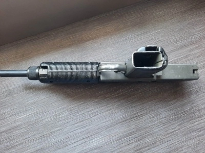 Охолощенный пистолет-пулемет UZI-О (Узи) с деревянным прикладом, 9х19 mm Blank
