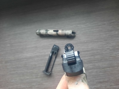 Пневматический пистолет МР-654 К-23 (камуфляж, ПМ, Baikal), 4,5 мм