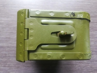 Короб с пулеметной лентой "ПКМ" 7,62x54 (100 звеньев), алюминий (оригинал)