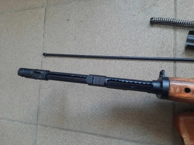 Макет (ММГ) списанный учебный автомат Калашникова (АКМ, ВПО-911, 7,62х39)