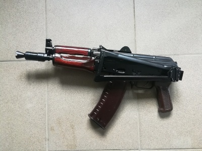 Охолощенный автомат АКС-74У (ТОЗ, СХП, 5.45х39), 1980-е года